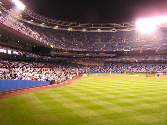 From Right Field at Yankee Stadium