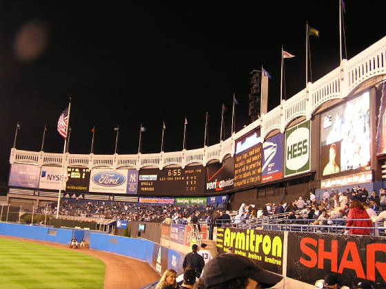 The Outfield from Right Field - Yankee Stadium