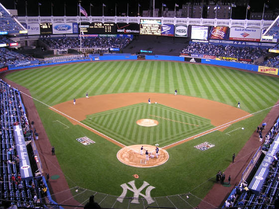 Yankee Stadium from the upper tier