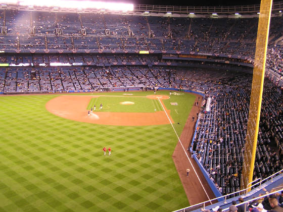 Yankee Stadium from left field tier