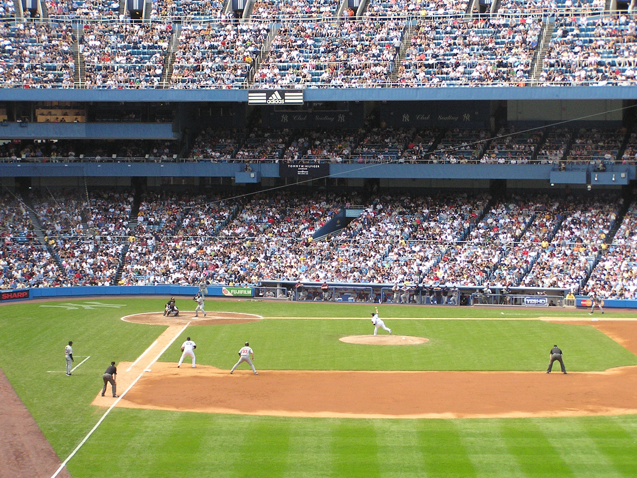 The pitch - Yankee Stadium, Bronx NY